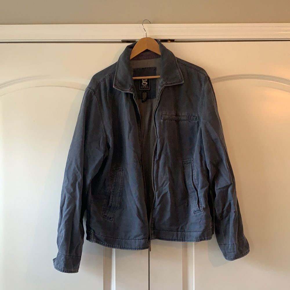 Men’s jean style bomber jacket